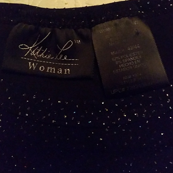 🎈SALE Solid Black Mesh -like w Metallic Sparkles - Picture 4 of 8